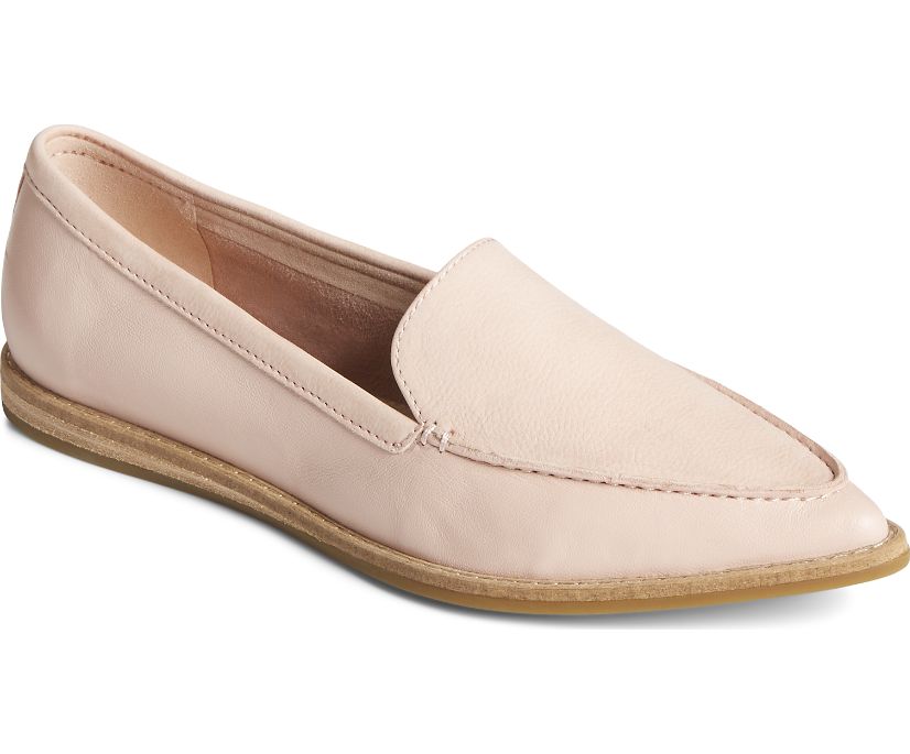 Loafers Sperry Saybrook Tonal Cuero Slip On Rosas | GWTOBP701