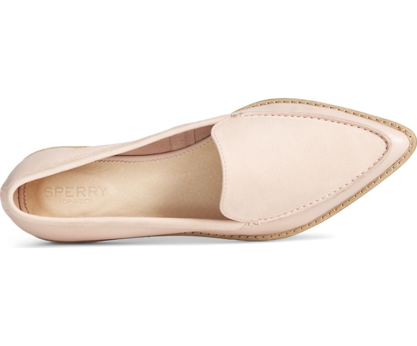 Loafers Sperry Saybrook Tonal Cuero Slip On Rosas | GWTOBP701