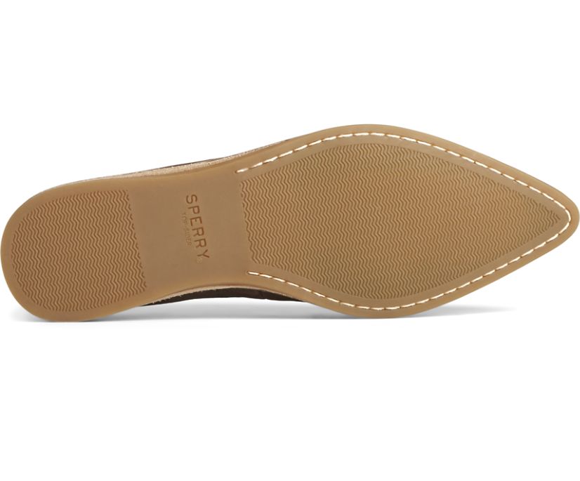 Loafers Sperry Saybrook Tortoise Cuero Marrones | VYRWTF192