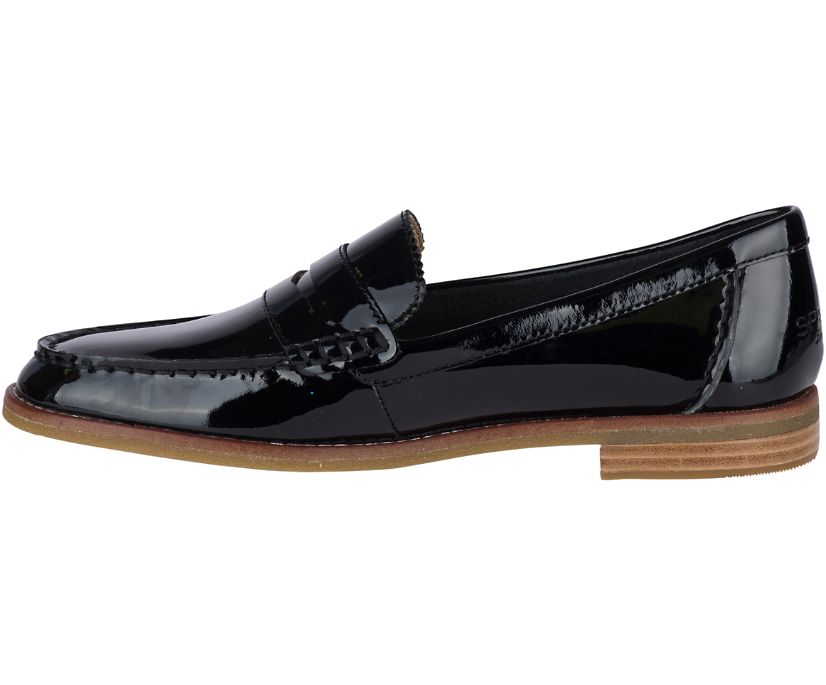 Loafers Sperry Seaport Patent Penny Negras | MLTKEC438