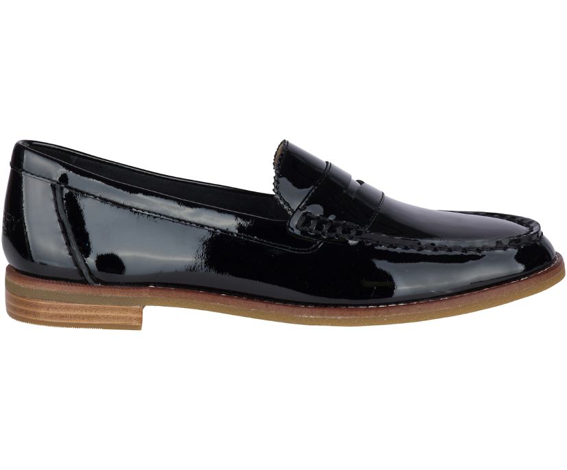 Loafers Sperry Seaport Patent Penny Negras | MLTKEC438