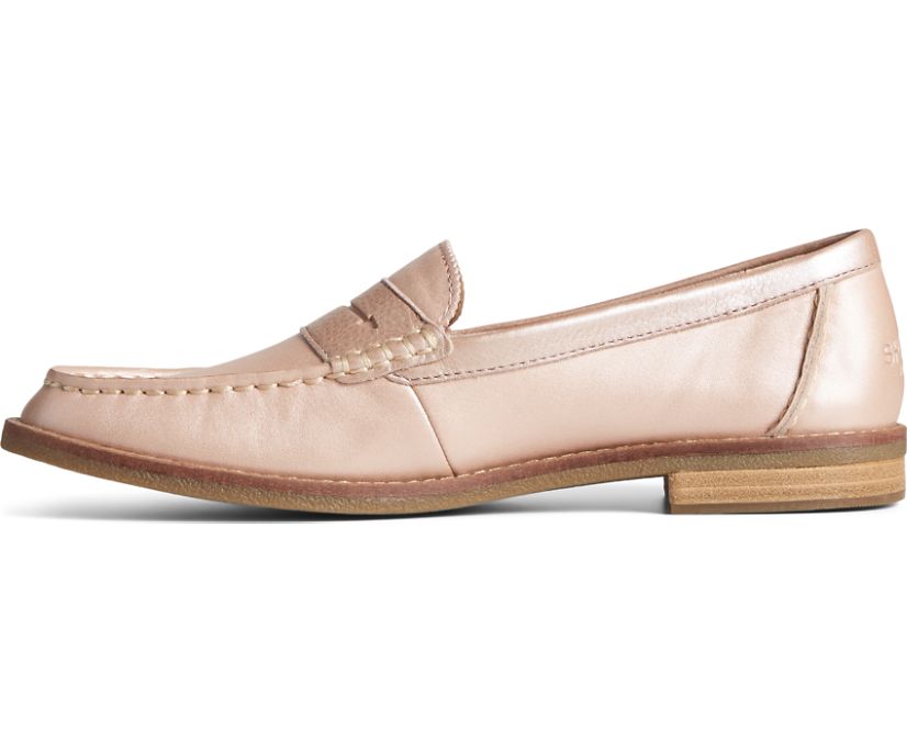 Loafers Sperry Seaport Penny Pearlized Rosas | SXUDFE420