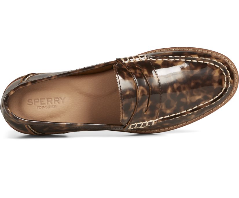 Loafers Sperry Seaport Penny Tortoise Cuero Marrones | ALCZKQ062