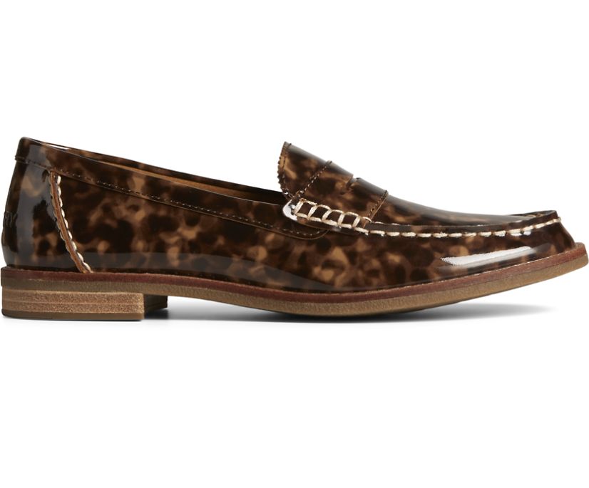 Loafers Sperry Seaport Penny Tortoise Cuero Marrones | ALCZKQ062