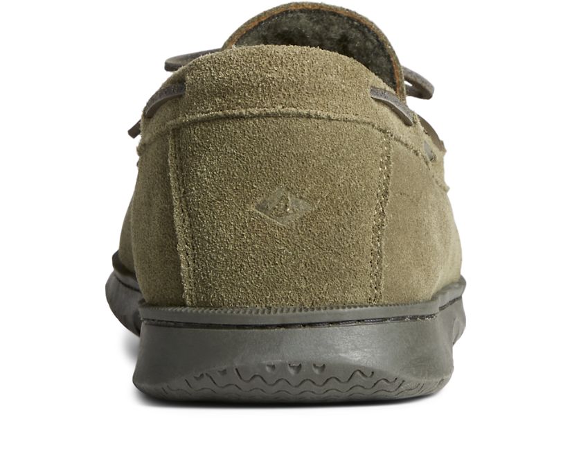 Pantuflas Sperry Doyle Moc 1-Eye Verde Oliva | GULCWS406