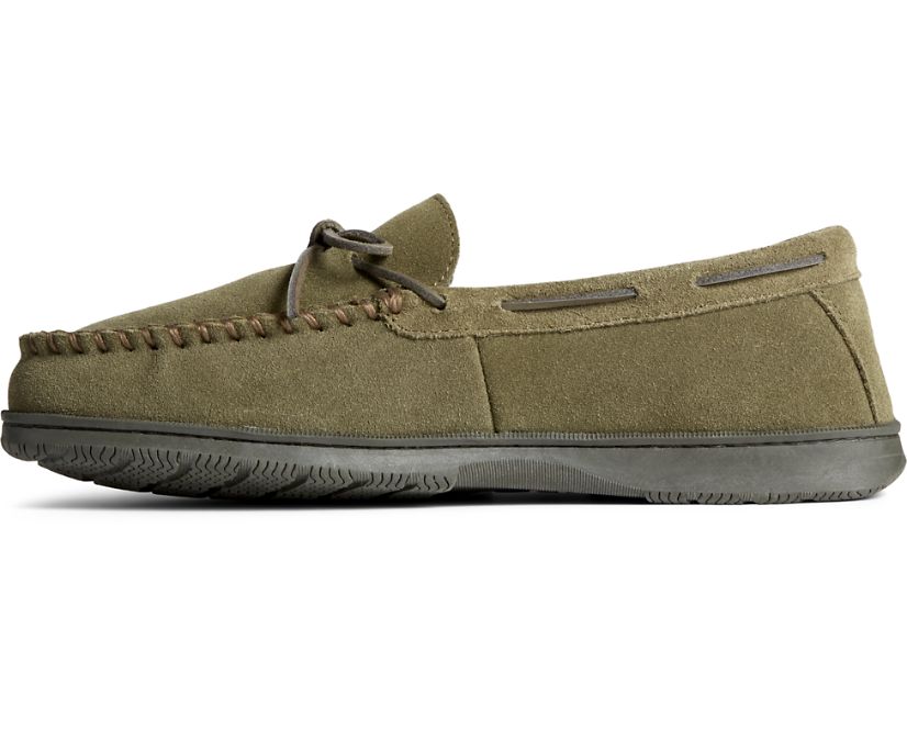 Pantuflas Sperry Doyle Moc 1-Eye Verde Oliva | GULCWS406