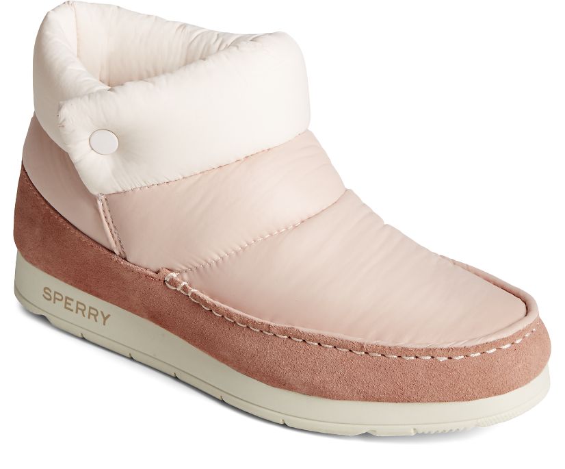 Pantuflas Sperry Moc-Sider Nylonie Rosas | JKITOW683