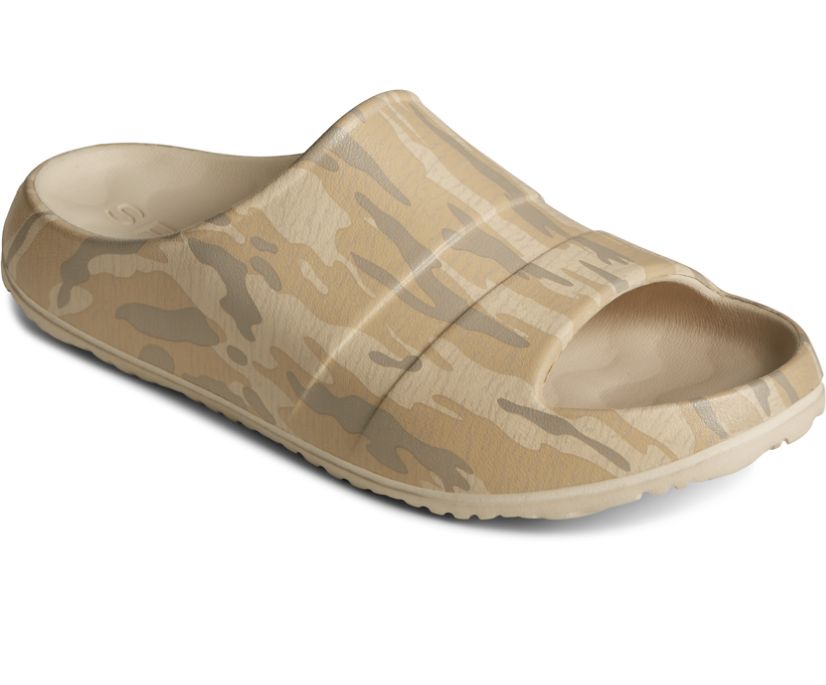 Sandalias Sperry Float Camo Slide Marrones Multicolor | BUJYMK806