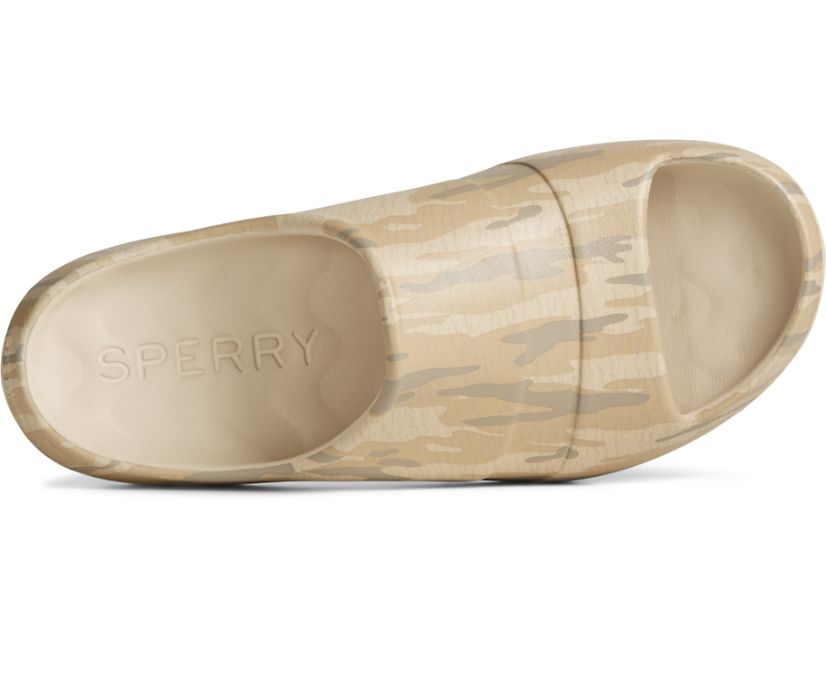 Sandalias Sperry Float Camo Slide Marrones Multicolor | BUJYMK806