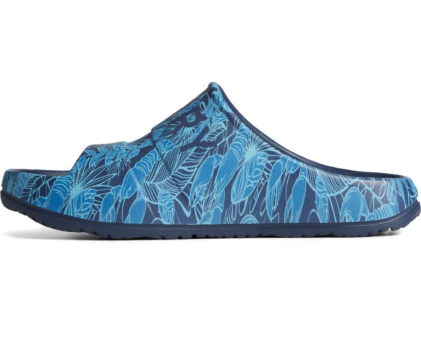 Sandalias Sperry Float Slide Azules | KIGCRE607