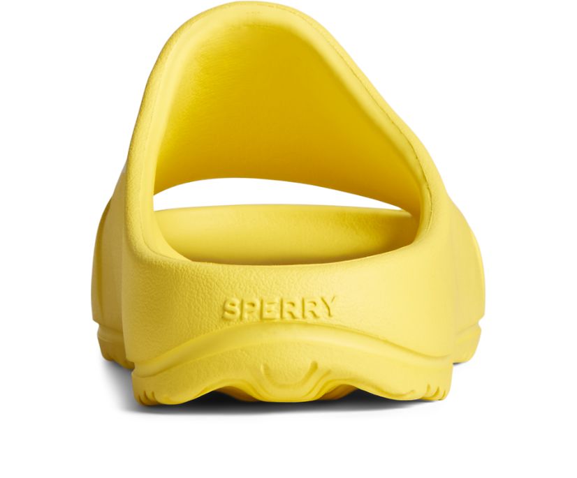 Sandalias Sperry Float Slide Logo Amarillo | HOVEIS264