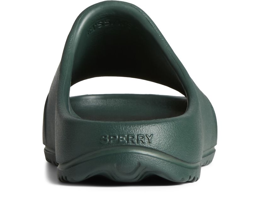 Sandalias Sperry Float Slide Logo Verde | DWOKVU421