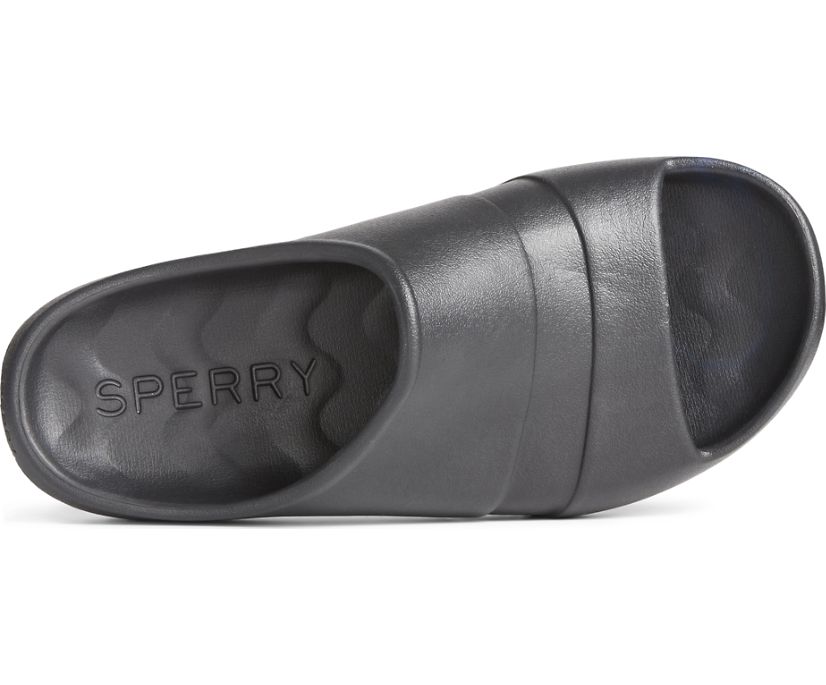 Sandalias Sperry Float Slide Negras | BUSFLA385