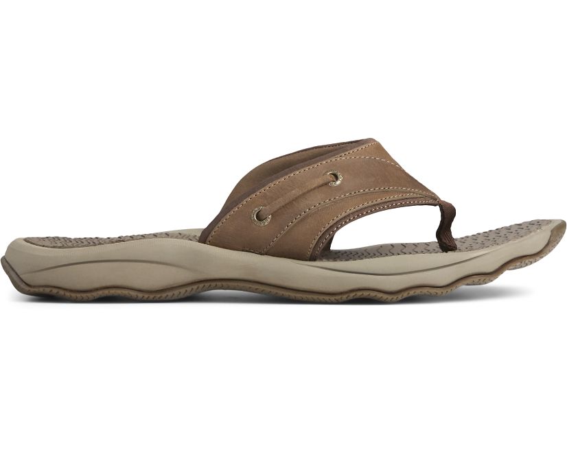 Sandalias Sperry Outer Banks Flip Flop Marrones | GTVDPU237