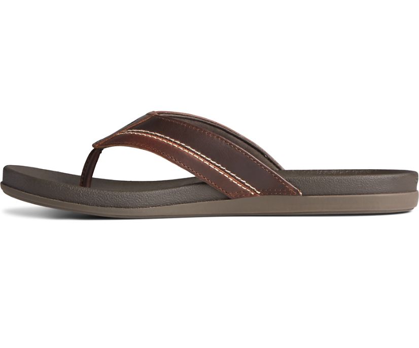 Sandalias Sperry PLUSHWAVE Dock Flip Flop Marrones | EPZLOA207