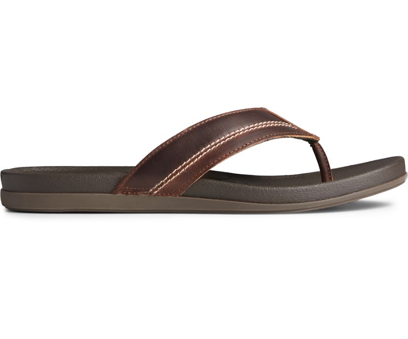 Sandalias Sperry PLUSHWAVE Dock Flip Flop Marrones | EPZLOA207