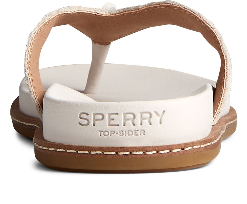 Sandalias Sperry Waveside PLUSHWAVE Flip Flop Blancas | AUOPWV715