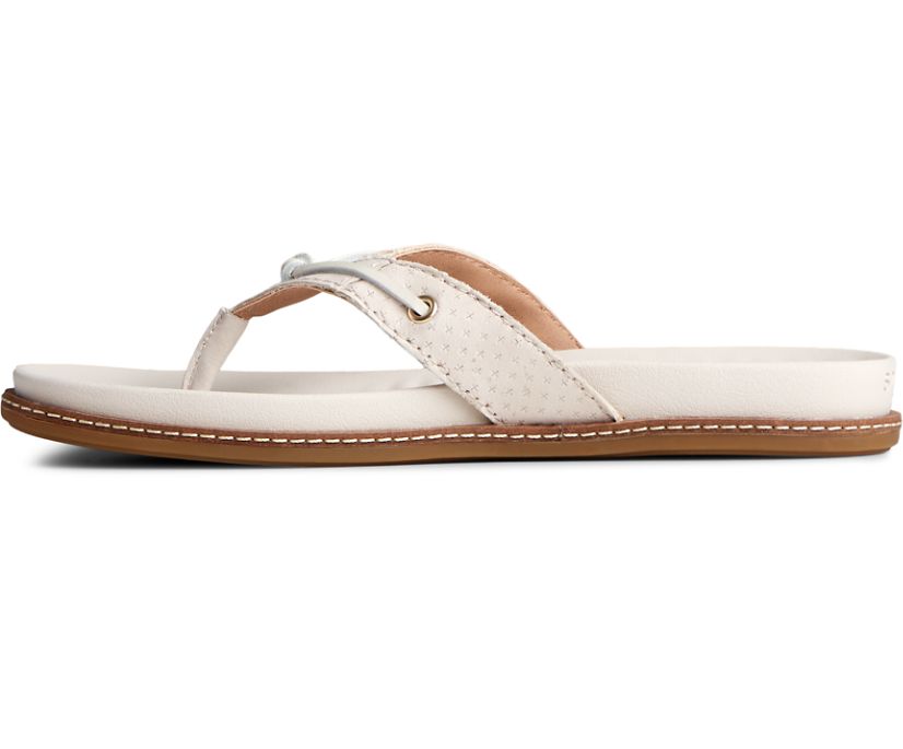 Sandalias Sperry Waveside PLUSHWAVE Flip Flop Blancas | AUOPWV715