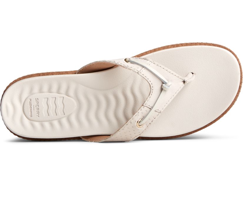 Sandalias Sperry Waveside PLUSHWAVE Flip Flop Blancas | AUOPWV715