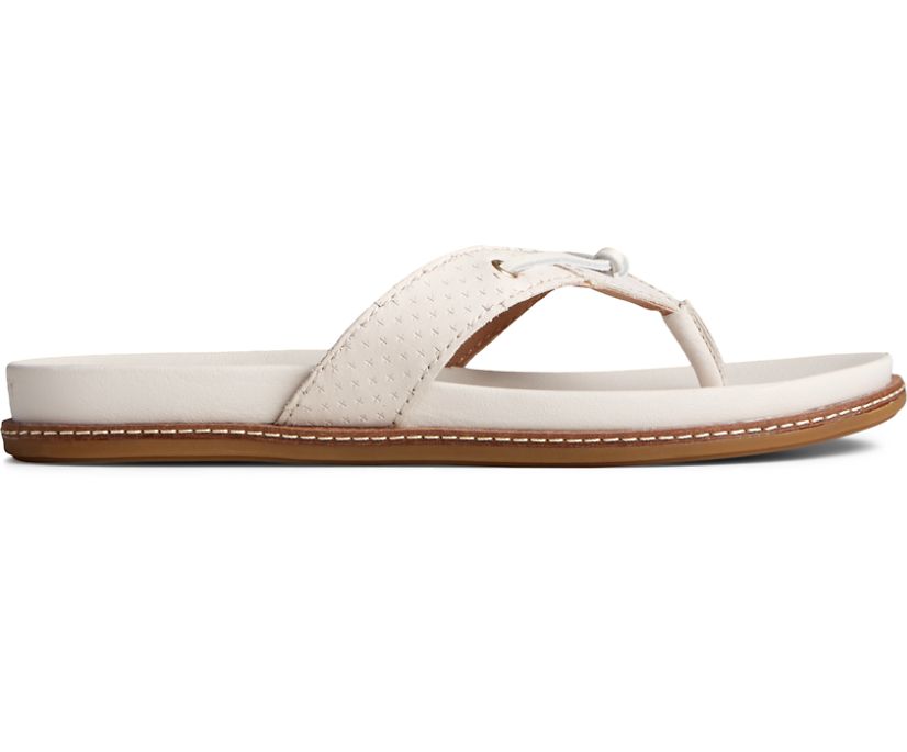 Sandalias Sperry Waveside PLUSHWAVE Flip Flop Blancas | AUOPWV715