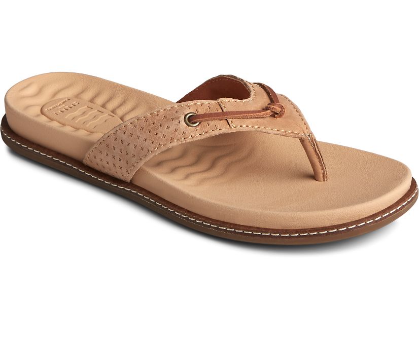 Sandalias Sperry Waveside PLUSHWAVE Flip Flop Marrones | FEHBTO147