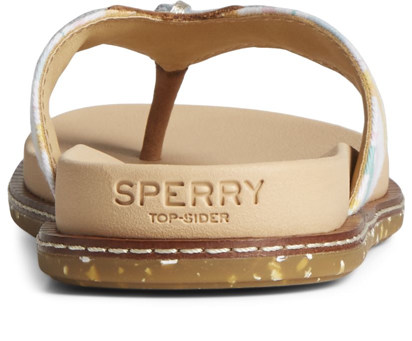 Sandalias Sperry Waveside PLUSHWAVE Flip Flop Blancas | RSTUGY654