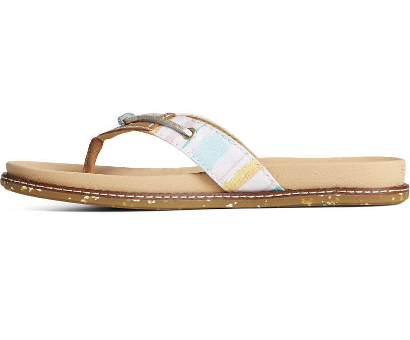 Sandalias Sperry Waveside PLUSHWAVE Flip Flop Blancas | RSTUGY654