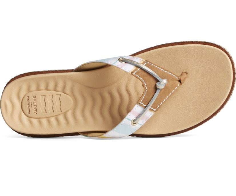 Sandalias Sperry Waveside PLUSHWAVE Flip Flop Blancas | RSTUGY654