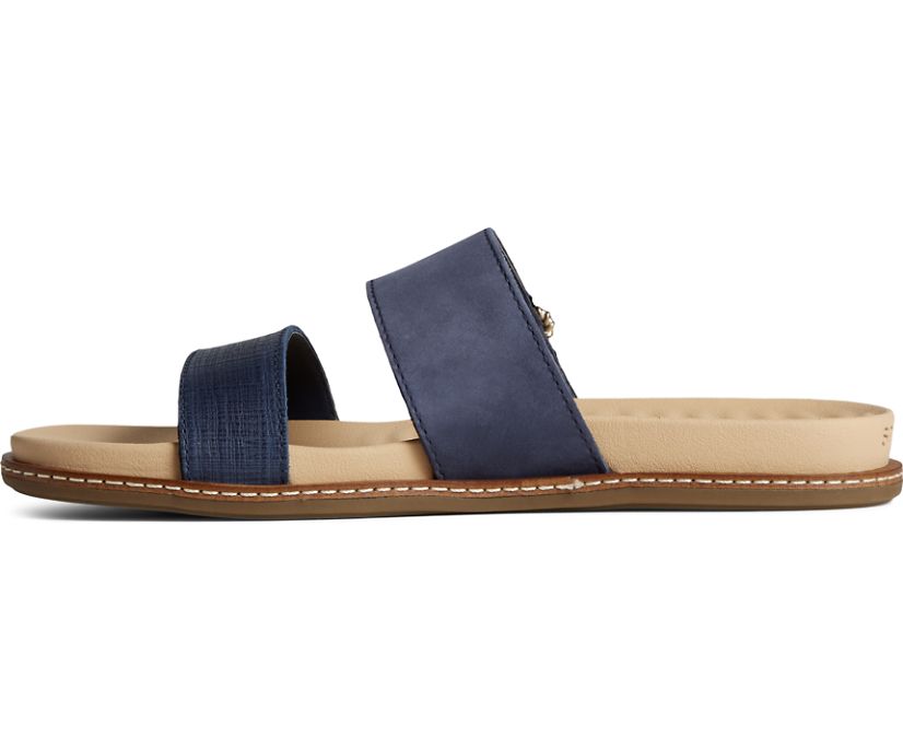 Sandalias Sperry Waveside PLUSHWAVE Slide Azul Marino | QBREUV021