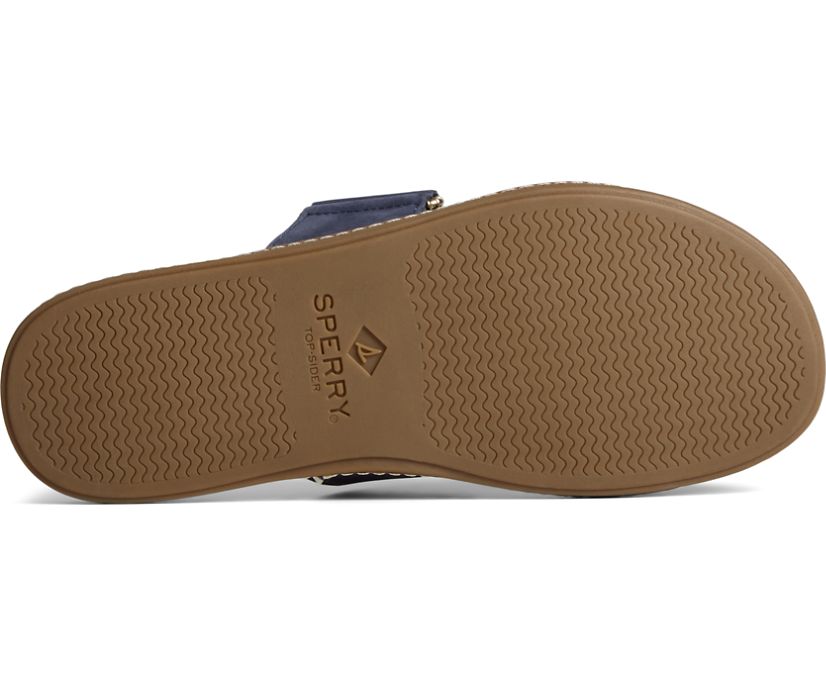 Sandalias Sperry Waveside PLUSHWAVE Slide Azul Marino | QBREUV021