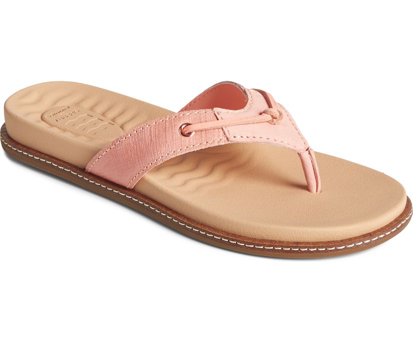 Sandalias Sperry Waveside PLUSHWAVE Thong Coral | NHCQEI478