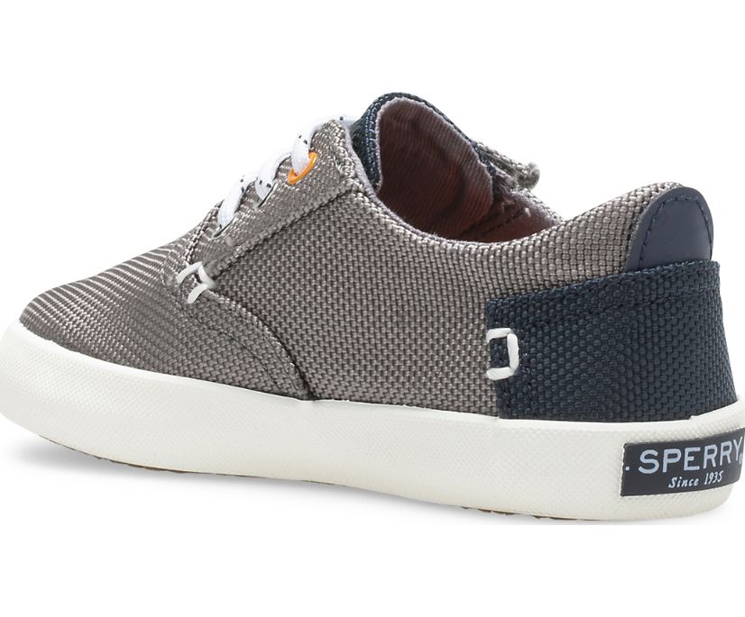 Zapatillas Sperry Bodie Washable Junior Gris Oscuro Azul Marino | ABOKMW259