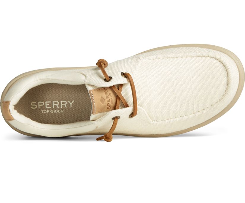 Zapatillas Sperry Captain's Moc Hemp Slip On Beige | JSTZQD407