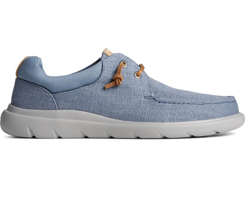 Zapatillas Sperry Captain\'s Moc Hemp Slip On Azules | OMBTZQ687