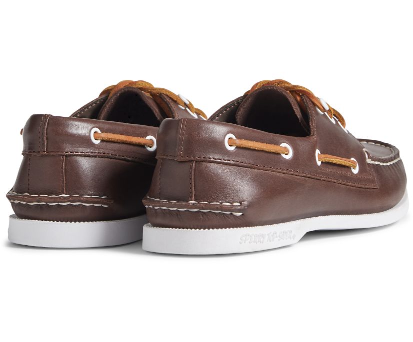 Zapatillas Sperry Cloud Authentic Original 3-Eye Cuero Marrones | PNASYV549