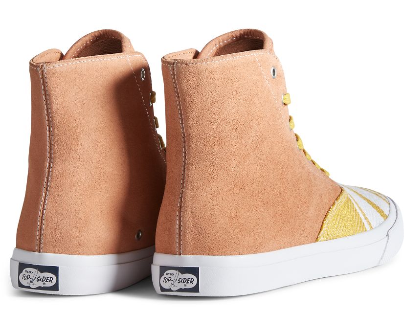 Zapatillas Sperry Cloud CVO Linen Hi Marrones | VSZIAM412