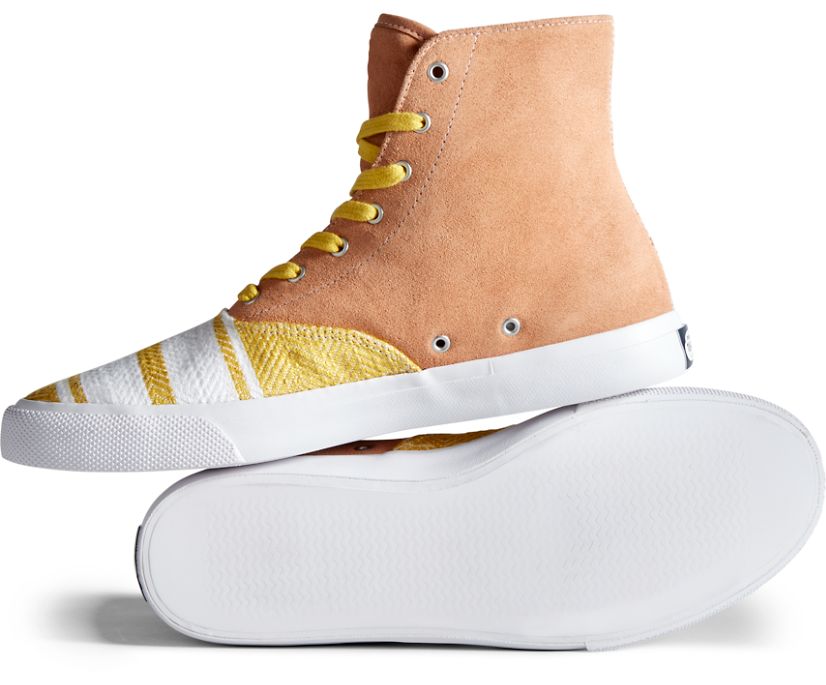 Zapatillas Sperry Cloud CVO Linen Hi Marrones | VSZIAM412