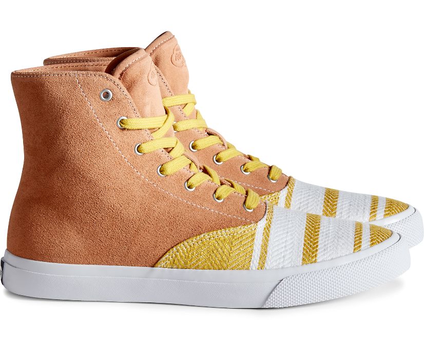 Zapatillas Sperry Cloud CVO Linen Hi Marrones | VSZIAM412