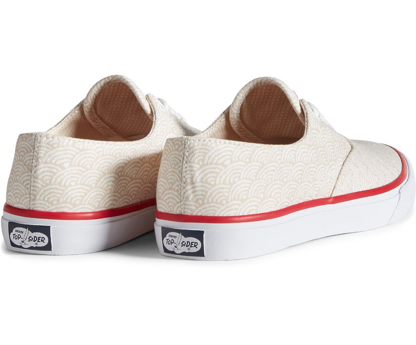 Zapatillas Sperry Cloud CVO Wave Print Deck Beige | WEZQYM163