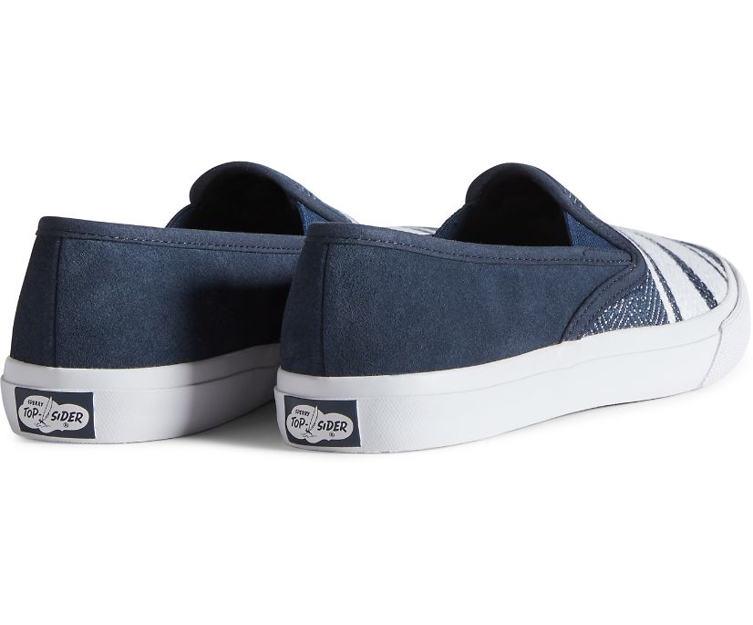 Zapatillas Sperry Cloud Linen Slip On Azul Marino | SVNXOL210