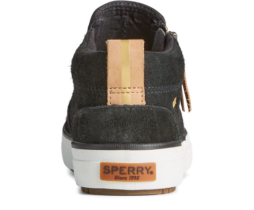 Zapatillas Sperry Crest Lug Suede Chukka Negras | FBRTCZ890