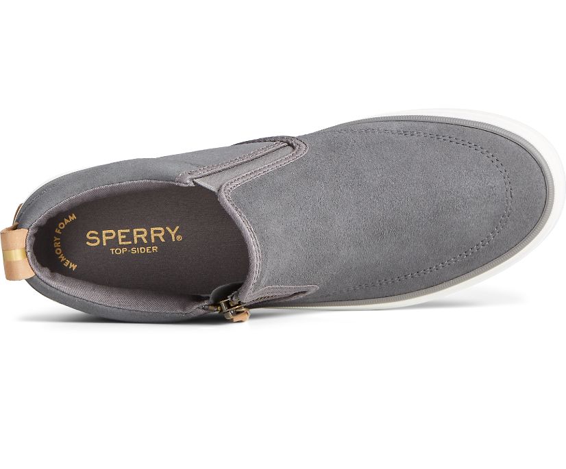 Zapatillas Sperry Crest Lug Suede Chukka Gris | ZRKCWN458