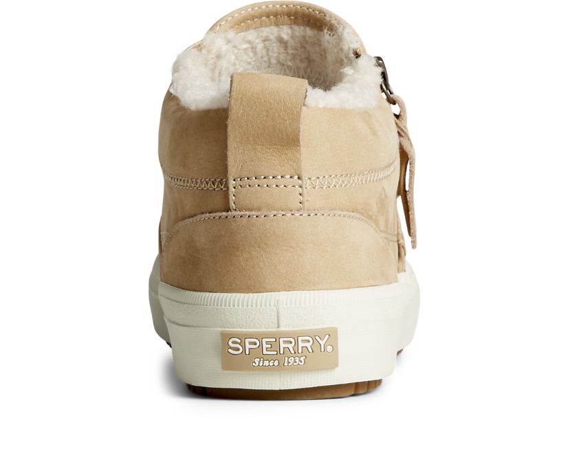 Zapatillas Sperry Crest Side Zip Cozy Kaki | MLIDQW519