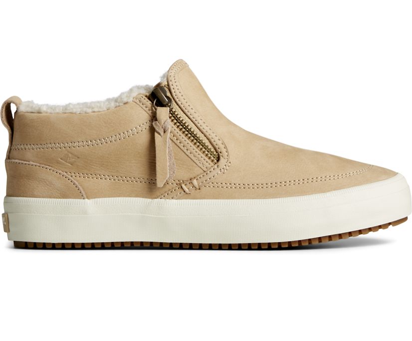 Zapatillas Sperry Crest Side Zip Cozy Kaki | MLIDQW519