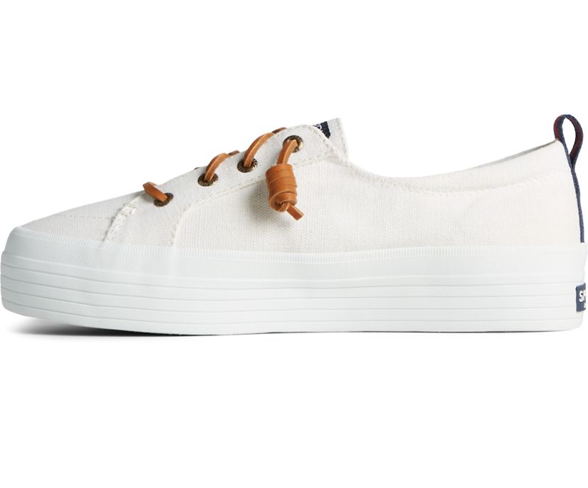 Zapatillas Sperry Crest Triple Blancas | MIESQC193