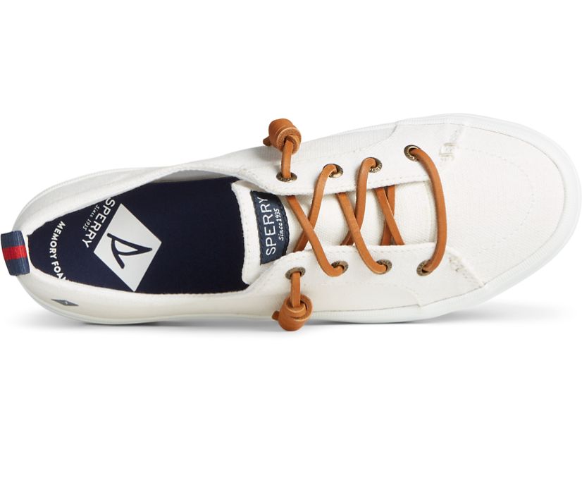 Zapatillas Sperry Crest Triple Blancas | MIESQC193