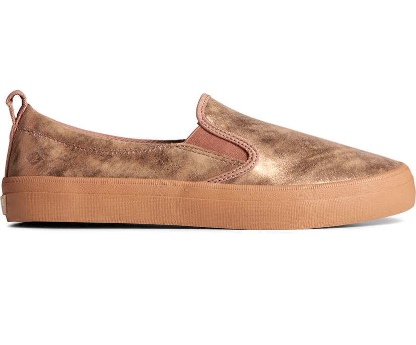 Zapatillas Sperry Crest Twin Gore Metallic Cuero Rosas | LXMEZT134