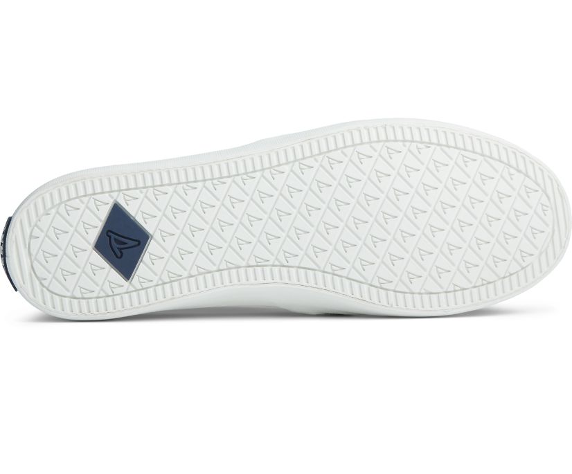 Zapatillas Sperry Crest Twin Gore Perforated Slip On Blancas | GKVBSY263