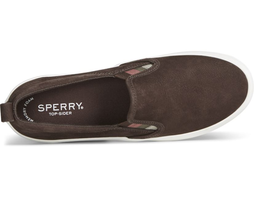 Zapatillas Sperry Crest Twin Gore Platform Multi Stripe Marrones | XYEKCZ128