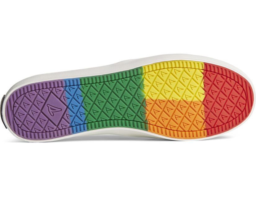 Zapatillas Sperry Crest Twin Gore Pride Slip On Blancas | FWHCIN830